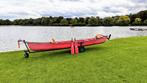 Mooie Coleman Canadese Kano.  Met motor en trailer!!, Watersport en Boten, Kano's, Ophalen, Gebruikt, Canadese kano of Open kano