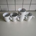 Complete serie  yvon Ronald Mac Donald  mokken, Huis en Inrichting, Keuken | Servies, Ophalen of Verzenden, Porselein, Overige stijlen