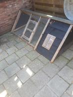 Te koop mooi hok erg zwaar met nacht hok, Ophalen, Zo goed als nieuw, Kippenhok of Kippenren