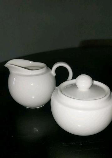 Villeroy & Boch Suikerpot & Melkkan - Zo Goed Als Nieuw beschikbaar voor biedingen