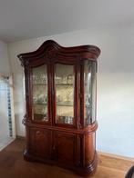 Antieke vitrinekast buffetkast servieskast gebogen glas, Antiek en Kunst, Antiek | Meubels | Kasten, Ophalen