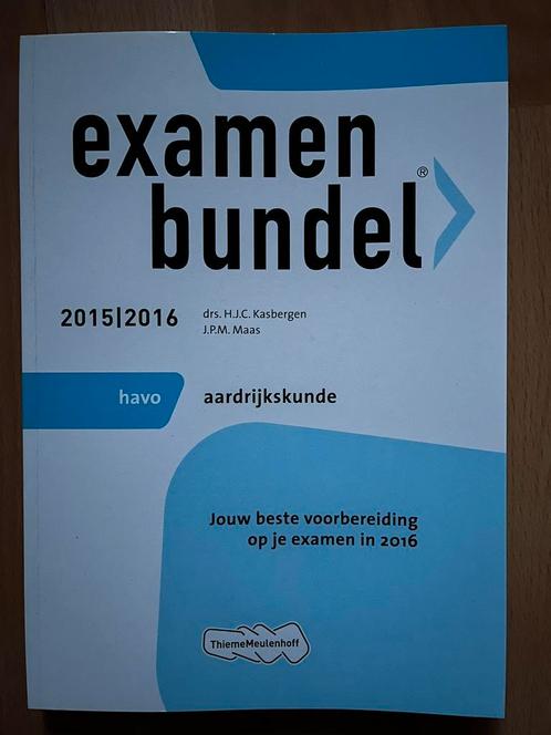 Examenbundel Havo Aardrijkskunde 2015/2016, Boeken, Schoolboeken, Zo goed als nieuw, Aardrijkskunde, HAVO, Ophalen of Verzenden