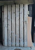 Houten poort met slot, Ophalen, Minder dan 3 meter, Hout, 1 tot 2 meter