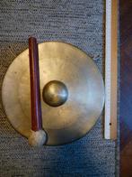 Oude Gong met Stok, heldere klank, Ophalen of Verzenden