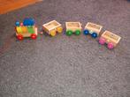 Houten trein, Ophalen, Gebruikt, Duw- of Trekspeelgoed