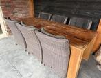 Eettafel met intratuin tuinstoelen, Ophalen, Gebruikt, Overige materialen