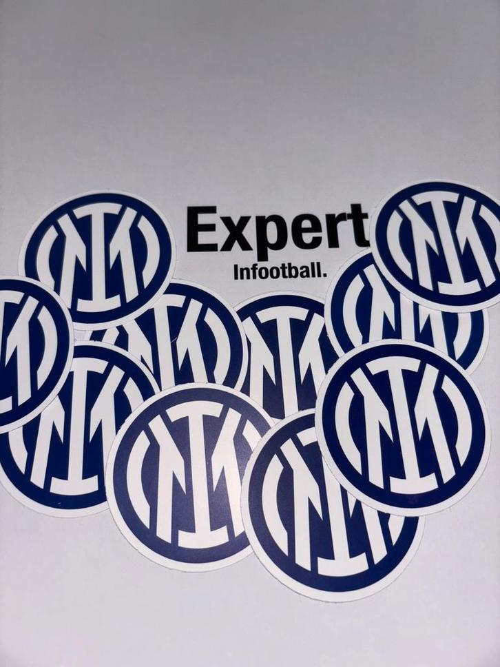 Inter milan voetbal logo sticker, Verzamelen, Sportartikelen en Voetbal, Nieuw, Poster, Plaatje of Sticker, Buitenlandse clubs
