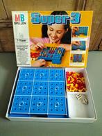 Super 3 - spel van MB Spellen - boter, kaas en eieren, Een of twee spelers, Ophalen of Verzenden, Gebruikt, MB Spellen
