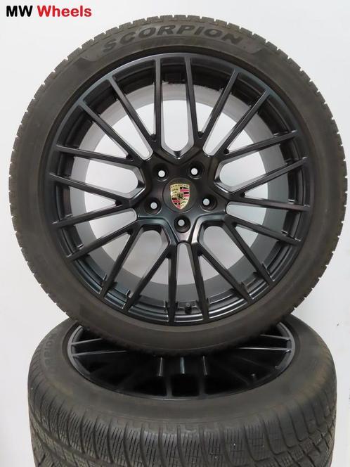 Originele Porsche Cayenne Coupe 21 inch velgen winterbanden, Auto-onderdelen, Banden en Velgen, Banden en Velgen, Winterbanden