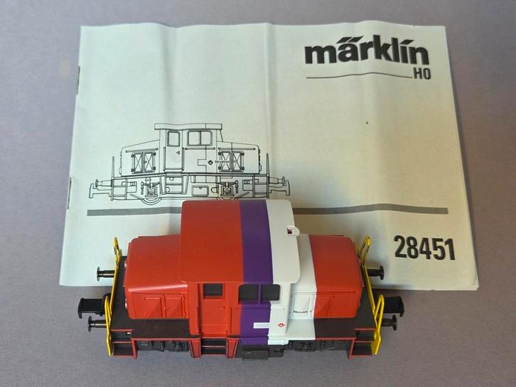 Märklin NS / NL diesellocje ‘Tiny Herma’ van Strukton 28451, Hobby en Vrije tijd, Modeltreinen | H0, Nieuw, Locomotief, Wisselstroom