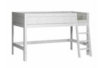 Lifetime halfhoog slaper, Huis en Inrichting, Ophalen, Eenpersoons, Minder dan 160 cm, Zo goed als nieuw