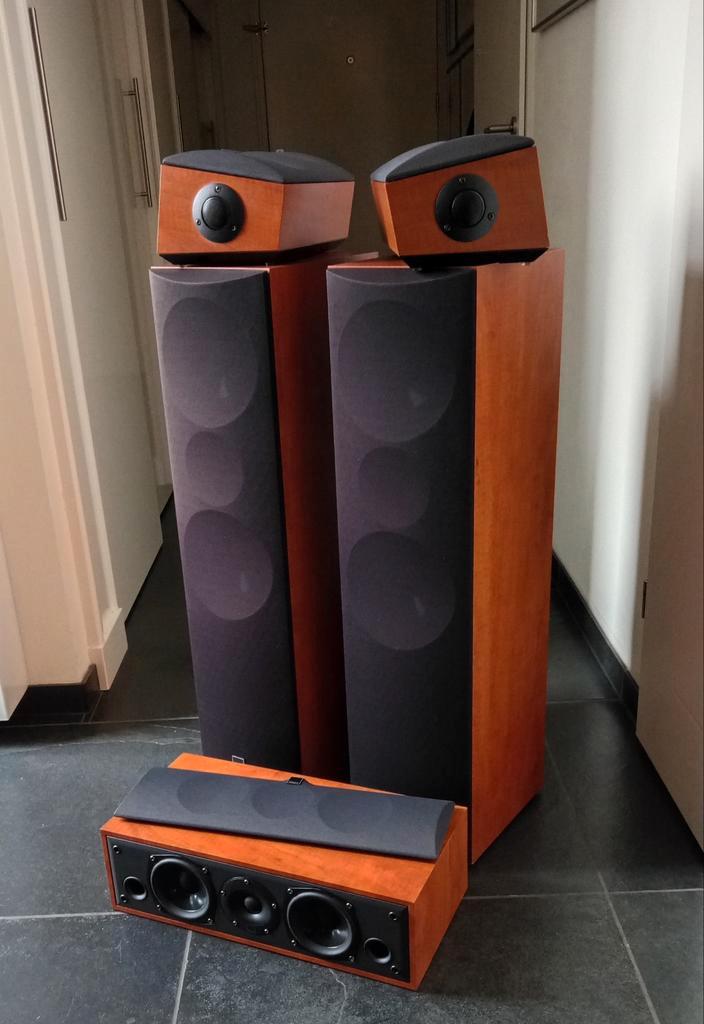 Dali luidspreker set, Audio, Tv en Foto, Luidsprekers, Zo goed als nieuw, Front, Rear of Stereo speakers, 120 watt of meer, Overige merken