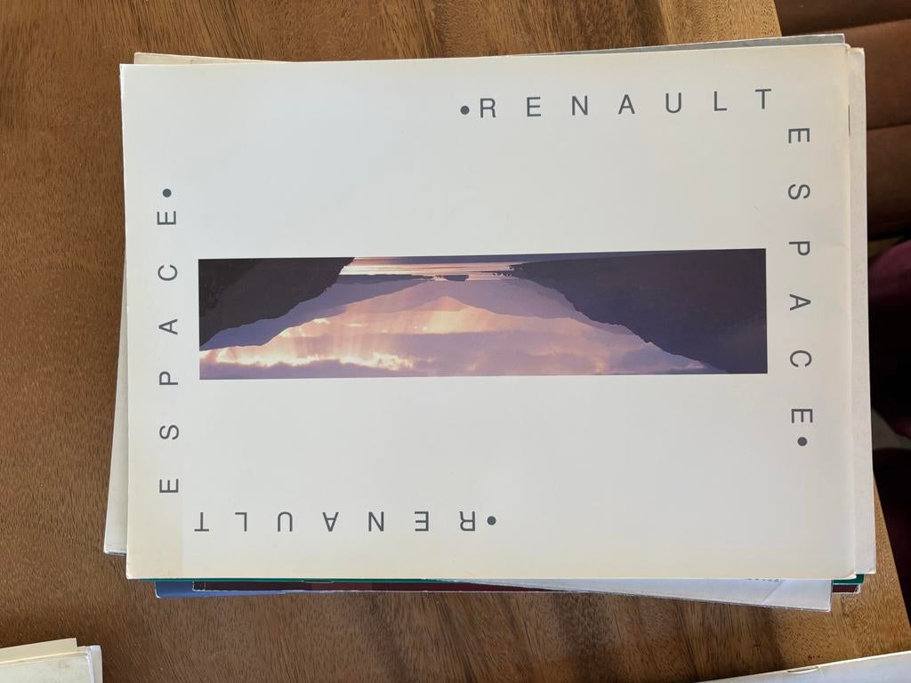 Renault Espace Folder - Januari 1994, Ophalen of Verzenden, Gelezen, Renault