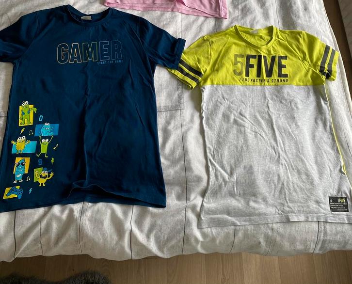 Tshirts maat 140/146, Kinderen en Baby's, Kinderkleding | Maat 140, Zo goed als nieuw, Jongen, Shirt of Longsleeve, Ophalen of Verzenden