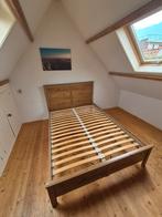 Ikea bed 140x200 inclusief lattenbodem, Ophalen, Gebruikt, Bruin, Tweepersoons