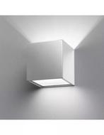 CUBIQ; wandlamp van gepolijst aluminium, Ophalen of Verzenden, Zo goed als nieuw, Metaal, Design