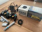 Nintendo GameCube + 7 Mario Spellen, Spelcomputers en Games, Spelcomputers | Nintendo GameCube, Met games, Wit, Met 2 controllers