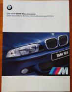 BMW M5 Limousine 1998 brochure folder, Ophalen of Verzenden, Zo goed als nieuw, BMW