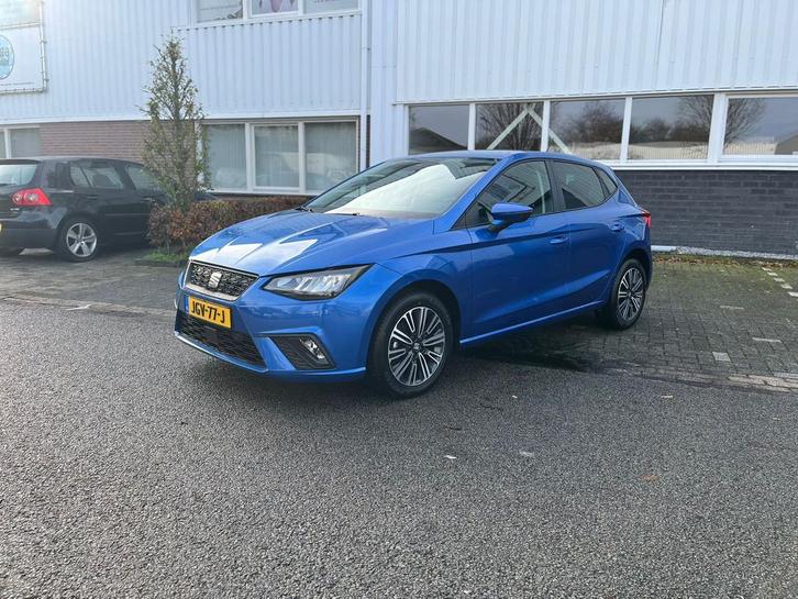 Seat Ibiza 1.0 Ecotsi 95pk 2024 Blauw, Auto's, Seat, Bedrijf, Ibiza, ABS, Adaptieve lichten, Adaptive Cruise Control, Airbags