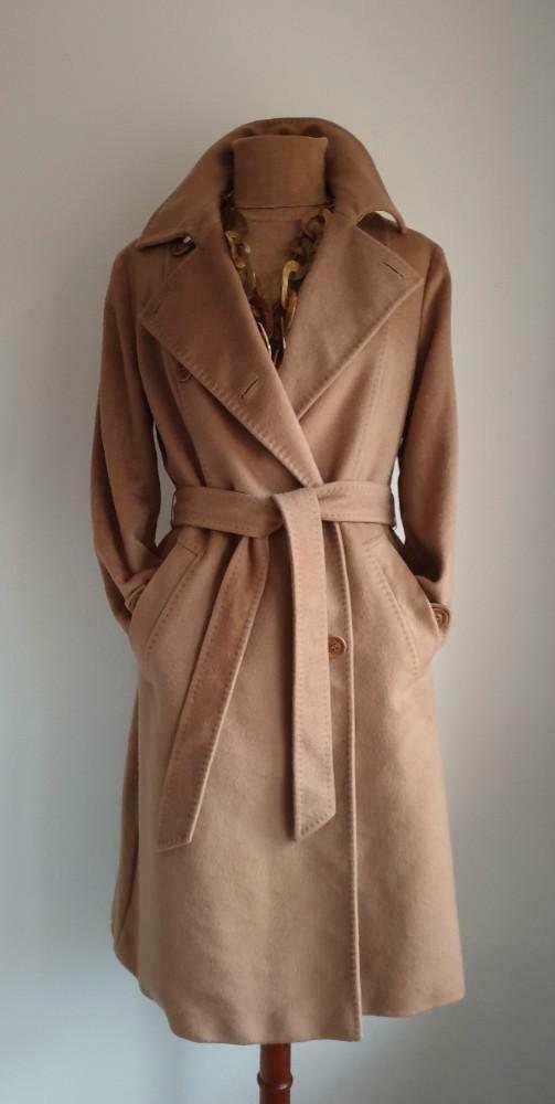 Max Mara Studio – Iconische Wollen Mantel – Camel – Maat 42, Kleding | Dames, Jassen | Winter, Zo goed als nieuw, Maat 42/44 (L)