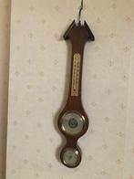 Antieke Houten Barometer, Audio, Tv en Foto, Weerstations en Barometers, Ophalen, Gebruikt