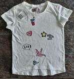 Nieuw BLOEM tshirt licht creme met applicaties 122-128, Meisje, Nieuw, Ophalen of Verzenden, Shirt of Longsleeve