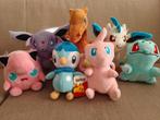 Pokemon pluche varierend 25 cm t/m 35 cm 7 stuks origineel, Ophalen of Verzenden, Zo goed als nieuw, Overige typen