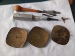 Vintage Metalen - kaarsenstandaard- houtbewerking, Antiek en Kunst, Antiek | Gereedschap en Instrumenten, Ophalen of Verzenden