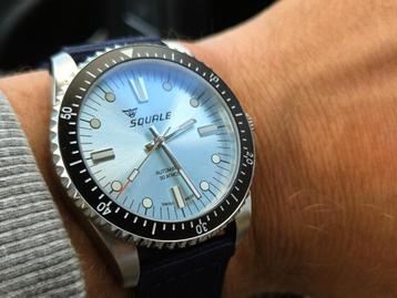Squale Montauk 300 frozen silver beschikbaar voor biedingen