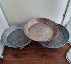 Grote schalen op standaard robuuste uitstraling nieuw, Ophalen, Nieuw, Rond, Overige materialen