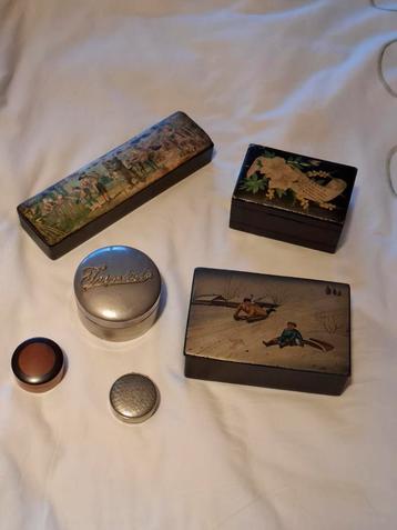 Antieke Doosjes & Vingerhoedjes Collectie beschikbaar voor biedingen