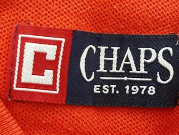 CHAPS EST. 1978  Polo met rode kleur maat  L