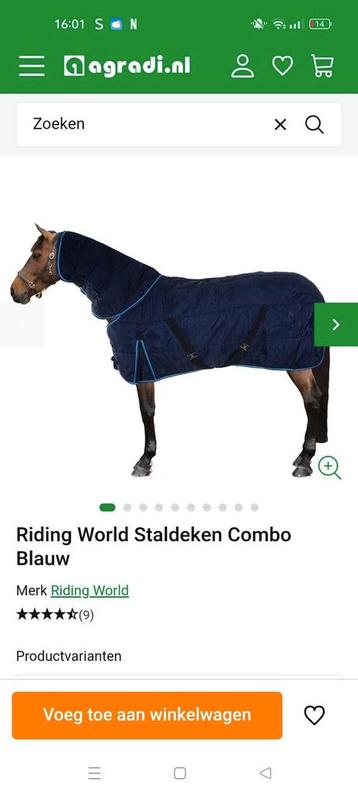 Staldeken nieuw 206 mt beschikbaar voor biedingen
