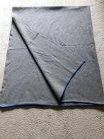 deken, grijs,  180x215, Ophalen of Verzenden, Zo goed als nieuw