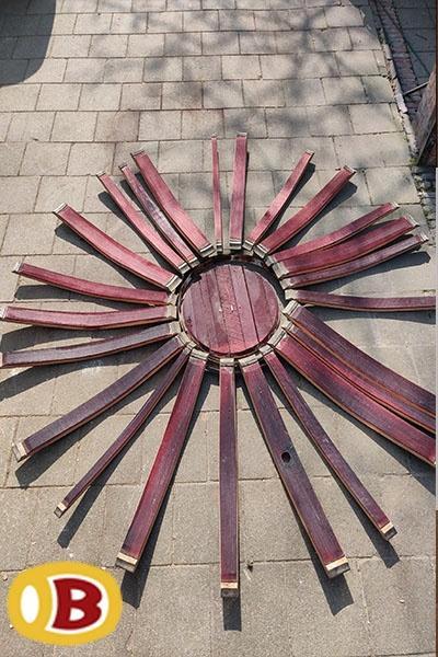 Duigen van een wijnvat, Tuin en Terras, Regentonnen, Nieuw, Hout, 150 liter of meer, Ophalen of Verzenden