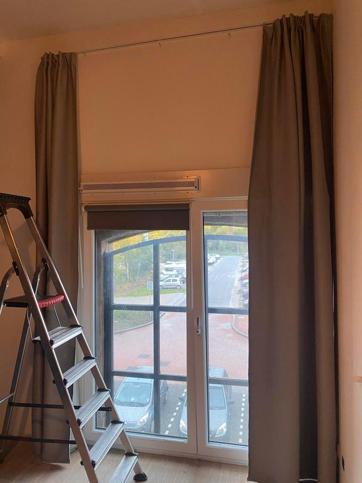 Ikea Verduisterende Gordijnen Lichtgrijs, Huis en Inrichting, Stoffering | Gordijnen en Lamellen, Zo goed als nieuw, 200 cm of meer