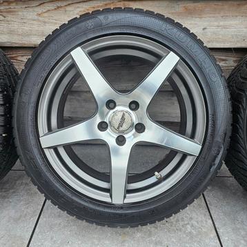 17 inch velgen steek 5x112 met winterbanden 205/55-17 & TPMS beschikbaar voor biedingen
