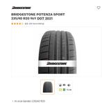 Bridgestone Potenza Sport 235/40/R20 NIEUW 4 keer, Ophalen of Verzenden, Nieuw