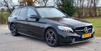 Mercedes C 220d  Amg Line  Night Edition 2021, Auto diversen, Schadeauto's, Zwart, Benzine, Ophalen, Automaat