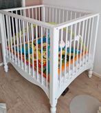 Landelijke Bopita Belle baby box brocante met gratis matras, Ophalen, Zo goed als nieuw, In hoogte verstelbaar