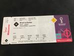 Ticket WK 2022 match 16 Brazilie v Servie, Ophalen of Verzenden, Zo goed als nieuw, Buitenlandse clubs, Overige typen