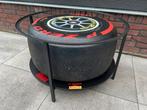 Formule 1 band salontafel / bijzet tafel, Ophalen, 50 tot 100 cm, Rond, 50 tot 100 cm