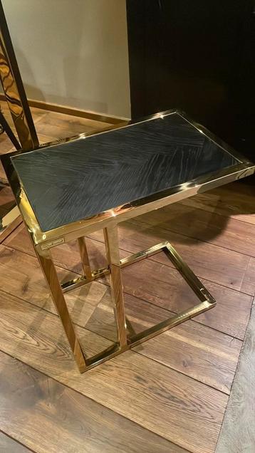 Bijzet tafel kofietafel black bone gold black richmond beschikbaar voor biedingen