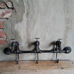 Leuk metalen kapstokje kapstok met kraantjes 3 haken Etage3, Gebruikt, ., Ophalen of Verzenden, .