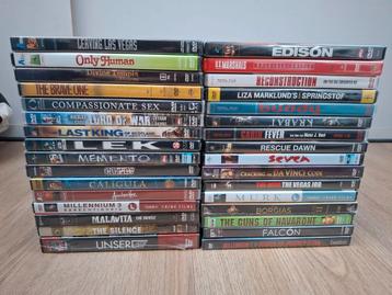 Partij van 32 DVD'S Zie omschrijving voor titels beschikbaar voor biedingen