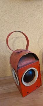 Oude vintage spoorweglamp, Verzamelen, Ophalen of Verzenden, Gebruikt, Trein, Overige typen