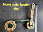 Mooie oude houten (mini) step, beschilderd, bijzonder, Antiek en Kunst, Antiek | Speelgoed, Ophalen of Verzenden