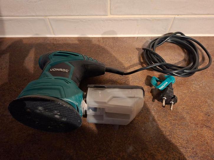 Vonroc Excentrische Schuurmachine - Zo goed als nieuw!, Doe-het-zelf en Verbouw, Gereedschap | Schuurmachines, Zo goed als nieuw