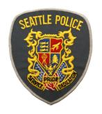 Patch / Embleem USA Police Seattle WA, Verzenden, Amerika, Embleem of Badge