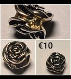 Bedel zilver roos * meer bedels te koop o.a Pandora *, Overige merken, Ophalen of Verzenden, Zo goed als nieuw, 1 bedel